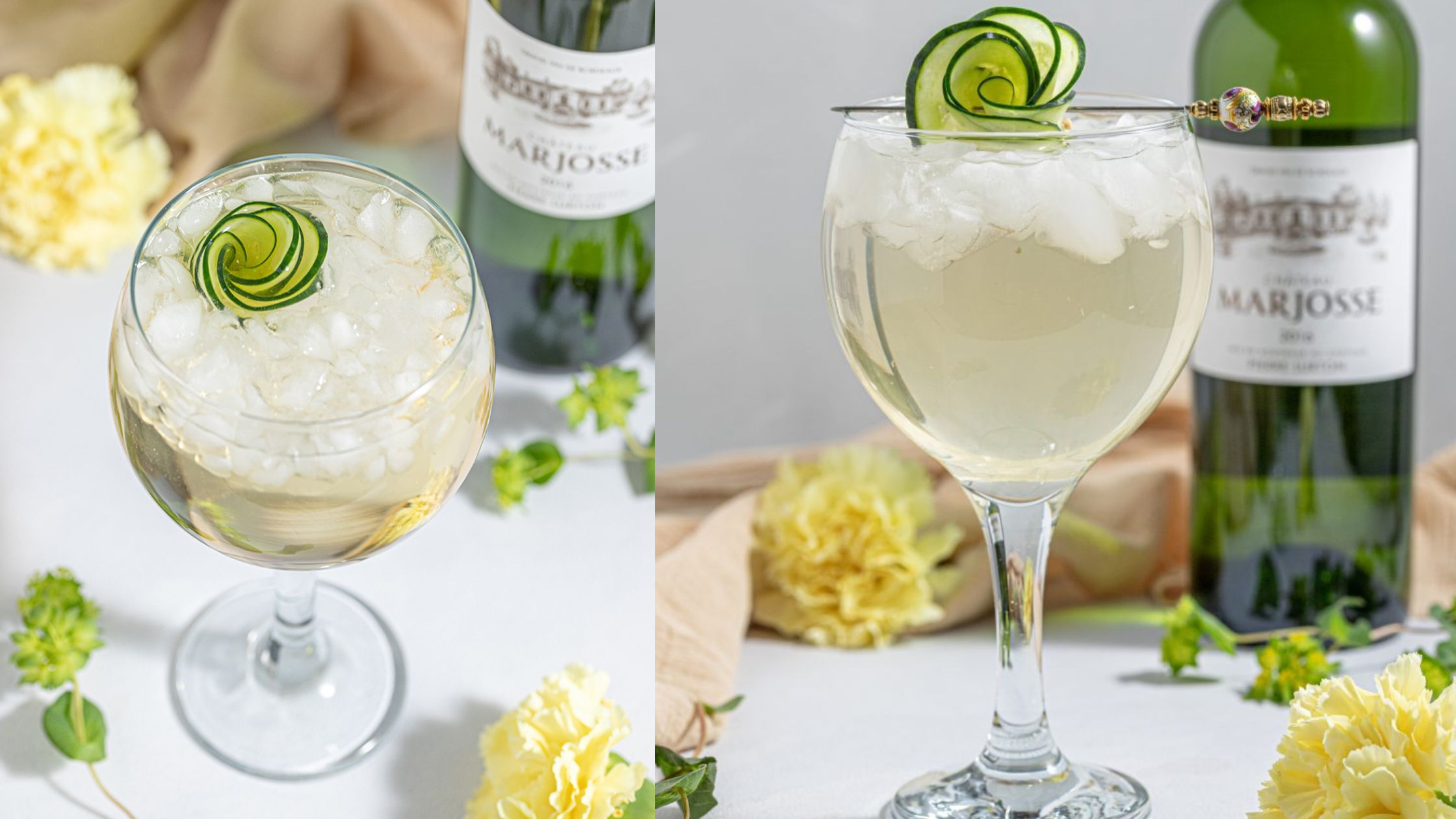  Cucumber Elderflower Spritz 